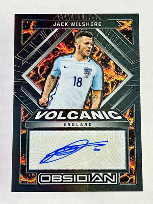 2022-23 Panini Obsidian Soccer FIFA Jack Wilshere Volcanic Auto