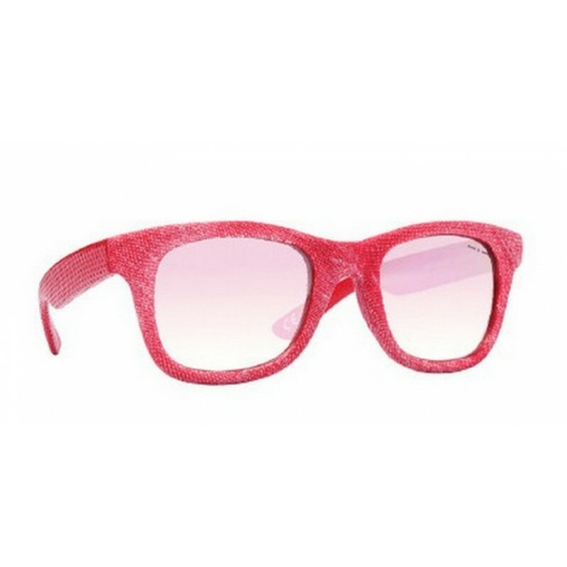 ITALIA INDEPENDENT 0090D 053 053 ДЖИНСОВЫЕ КРАСНЫЕ СОЛНЦЕЗАЩИТНЫЕ ОЧКИ ПОДОШВА СВЕТЛО-РОЗОВАЯ ВСПЫШКА 35190₽