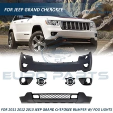 For 2011~2013 Jeep Grand Cherokee Front Bumper Complete Kit With Fog lights