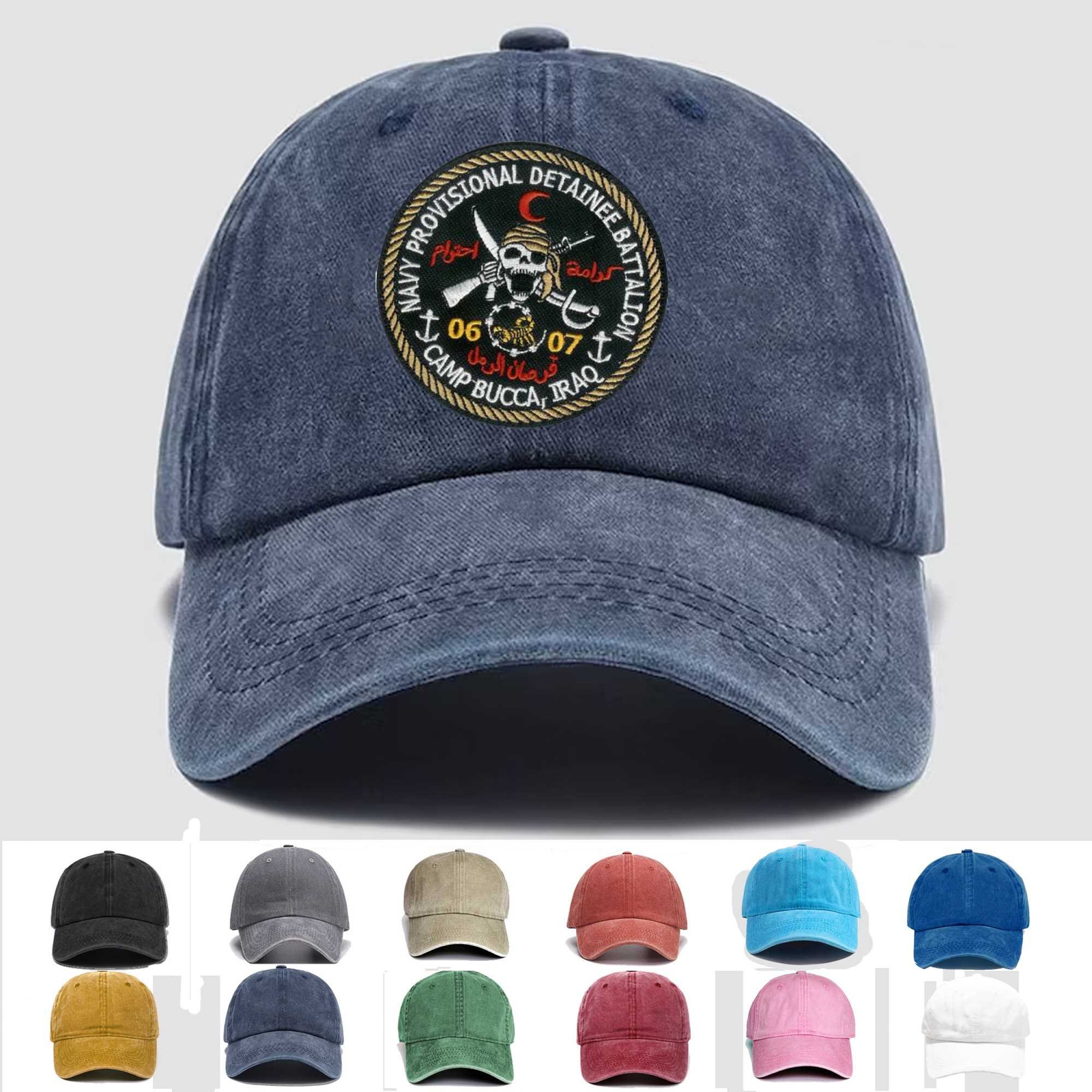 Custom Embroidered Hat Naval Provisional Detainee Battalion, Veteran Cap, Gift