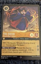 Lorcana Floodborn - The Queen - Commanding Presence Cold Foil