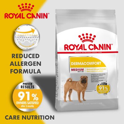 12KG Royal Canin Medium Dermacomfort Improves and Strengthens