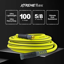 Ray Padula 100' XtremeFlex Hybrid Polymer Garden Hose Yellow/Black