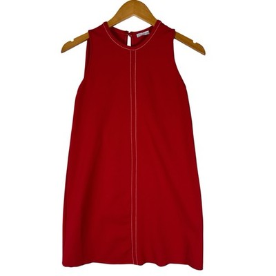 ZARA Collection Women's Dress Shirt Juniors Size 5 Red Sleeveless Back Keyhole