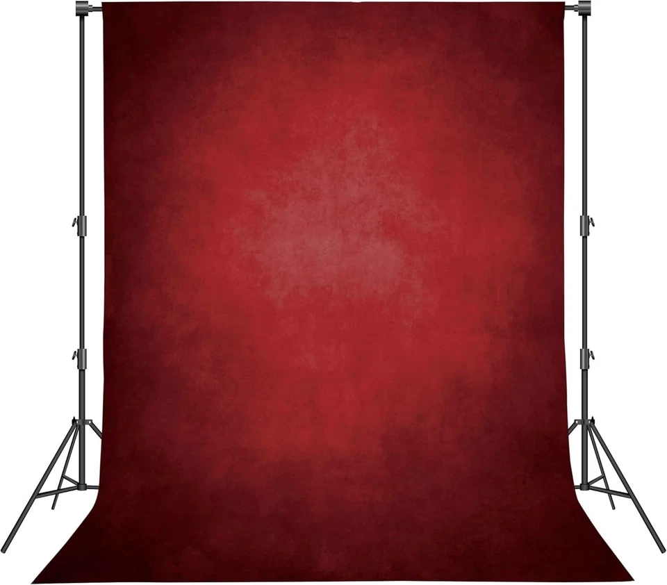 Абстрактный красный фото реквизит стенд фон 8x10 футов - Изображение 3 из 4