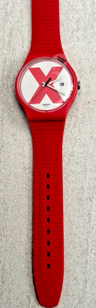 Swatch The Originals SUOR400 Xx-rated Red Watch for sale online | eBay