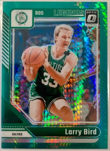 2024 Panini Donruss Optic Legends Green Hyper Prizm #243 Larry Bird /249