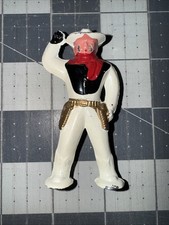 Vtg Barclay Manoil Lead Toy Cowboy Figurine Podfoot One Arm Touching Hat 2.75"