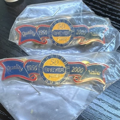 Breyer 50 Years 1950-2000 Quality Value Collectible Pinback Pin - Image 1 of 3