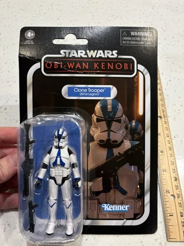 Star Wars Vintage Collection 501st Legion Clone Trooper Figure New damaged Card