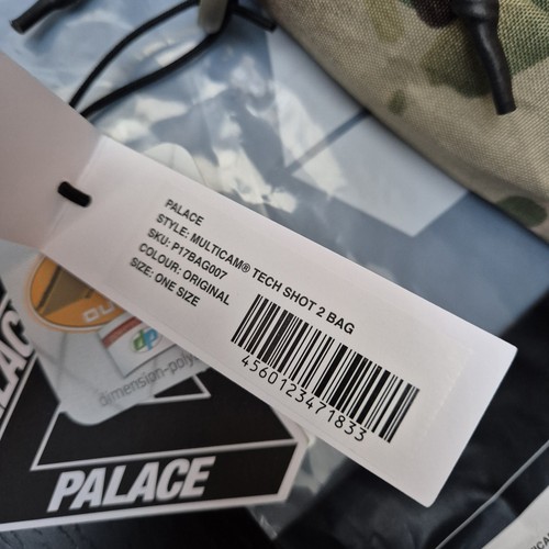 Palace Multicam Shot 2 Tasche Original Nagelneu Mit Etikett FW19 - Bild 4 von 10