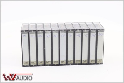 Sony DT-120 DAT Digital Audio Tape. Price Is For Eleven  Pieces. (2)