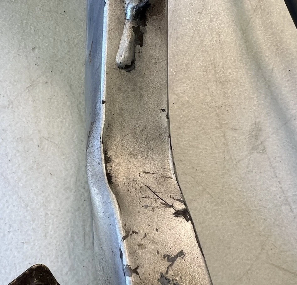 Yamaha FZR 1000 1987 bastidor cunas bastidor inferior rieles soporte de apoyo Foto 3 de 3