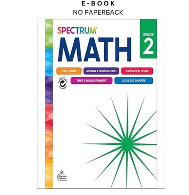 Spectrum 2nd Grade Math Workbook, Mathema, Spectrum 2024