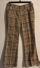 Vintage Plaid 1970  s Levi  s 628 Size 32 Bell Bottoms