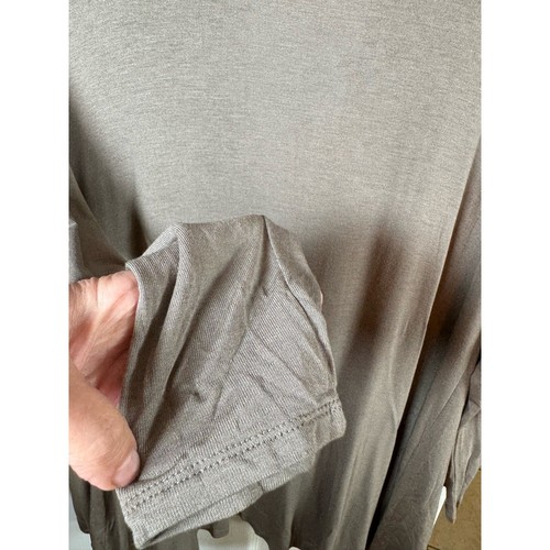 Nuevo con etiquetas Suéter Fever Jocky Suave Ligero Para Mujer XL Beige Tostado Volantes Manga Larga - Imagen 10 de 10