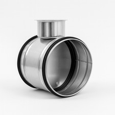 Absperrklappe mit Dichtung 80-315  mm Lüftungsklappe Lüftungsrohre Drosselklappe