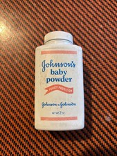 VTG 1970s Johnson's Baby Powder 2oz Talc Original Formal Made In USA Prop