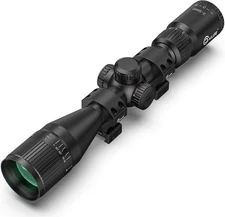 CVLIFE EagleFeather 3-9x40 AO Rifle Scope for Hunting - Red and Matte Black 
