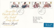 Women Authors GB PO FDC to South Africa Bureau 1980 (134874)