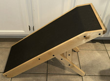 Wooden Dog Ramp Adjustable Portable Ramp for small to medium dogs 35 inch