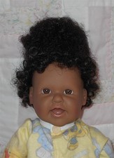 Global KENYA Doll Wig SIZE 12/13 SMALL DARK BROWN Afro Wig Ponytail NWT