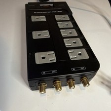 Monster Power Surge Protector 8-Outlet Coaxial RF/F-type Protection 1800W