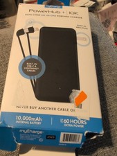 myCharge PowerHub 10000mAh All-In-One Portable Charger Power Bank