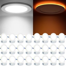 12pcs Ultra-Thin 6-Inch LED Ceiling Lights wi...