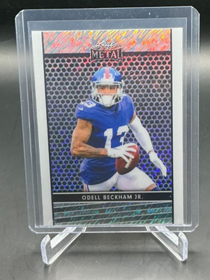 2024 Leaf Collective Multi-Sport ODELL BECKHAM JR. Metal Silver Shimmer 1/1