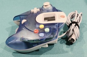 Sega Dreamcast Controller BLUE HKT-7700 Official OEM Authentic Complete rebuild