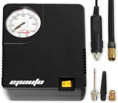 12V DC Auto Portable Air Compressor Pump/Tire Inflator for Compact/Midsize Sedan