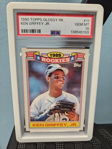PSA 10 1990 Topps Glossy Rookies #11 - HOF Ken Griffey Jr. Rookie Card RC