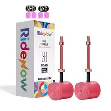 2 Pack RideNow TPU Inner Tubes 700C x 18-32C / 32 700X18-32C 65mm Metal Valve