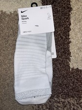 NWT Nike Spark Cushioned No Show Dri Fit Running Socks White 10-11.5
