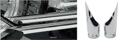 Baron Custom Accessories BA-1100-01 Family Jewel Exhaust Tips - Scalloped - C...