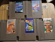 NES Nintendo Games: Double Dribble, Stealth, Karate Champ, Silent Service, Elway