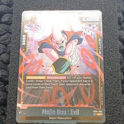 Bandai Dragon Ball Super Majin Buu: Evil FB04-093 SR Holo Eng 25000 Cost 3