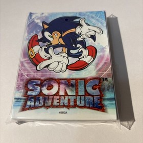 IN HAND!  SONIC ADVENTURE LIMITED RUN TRADING CARD SLEEVES SEGA DREAMCAST PACK