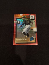 2022 Panini Donruss Optic Baseball Rodolfo Castro #90 Pandora Red /99