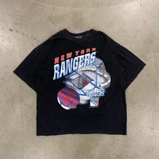 Vintage NHL New York Rangers 90s Magic Johnson T's RARE Hockey Graphic Size XL