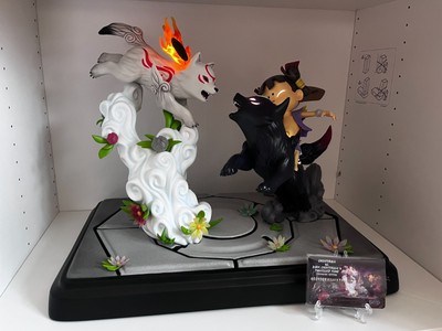 First4Figures Okamiden   Chibiterasu vs. Dark Chibiterasu & Possessed Kuni EX.