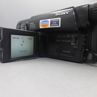 Sony Handycam CCD-TRV27E Handheld Video8 XR Camcorder Black Tested