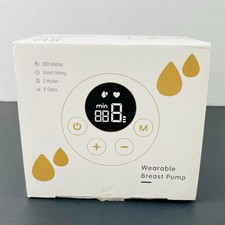 S12 Double Wearable Breast Pump Hands Free 2 Modes 9 Lvl - LCD New Open Box
