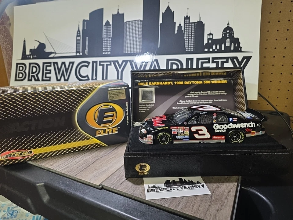 Raro Dale Earnhardt #3 GM GW 1998 DAYTONA 500 VICTORIA CARRERA ÉLITE NASCAR Diecast Foto 2 de 4