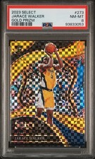 2023-24 Panini Select - Courtside Jarace Walker #273 GOLD Prizm /10 PSA 8