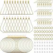354pcs Earring Making Kit Jewelry Making Supplies Bulk Earring Findings with wit