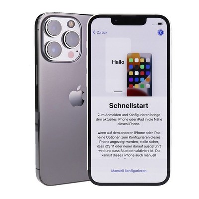 Apple iPhone 13 Pro 128GB Graphite iOS Smartphone Neuware