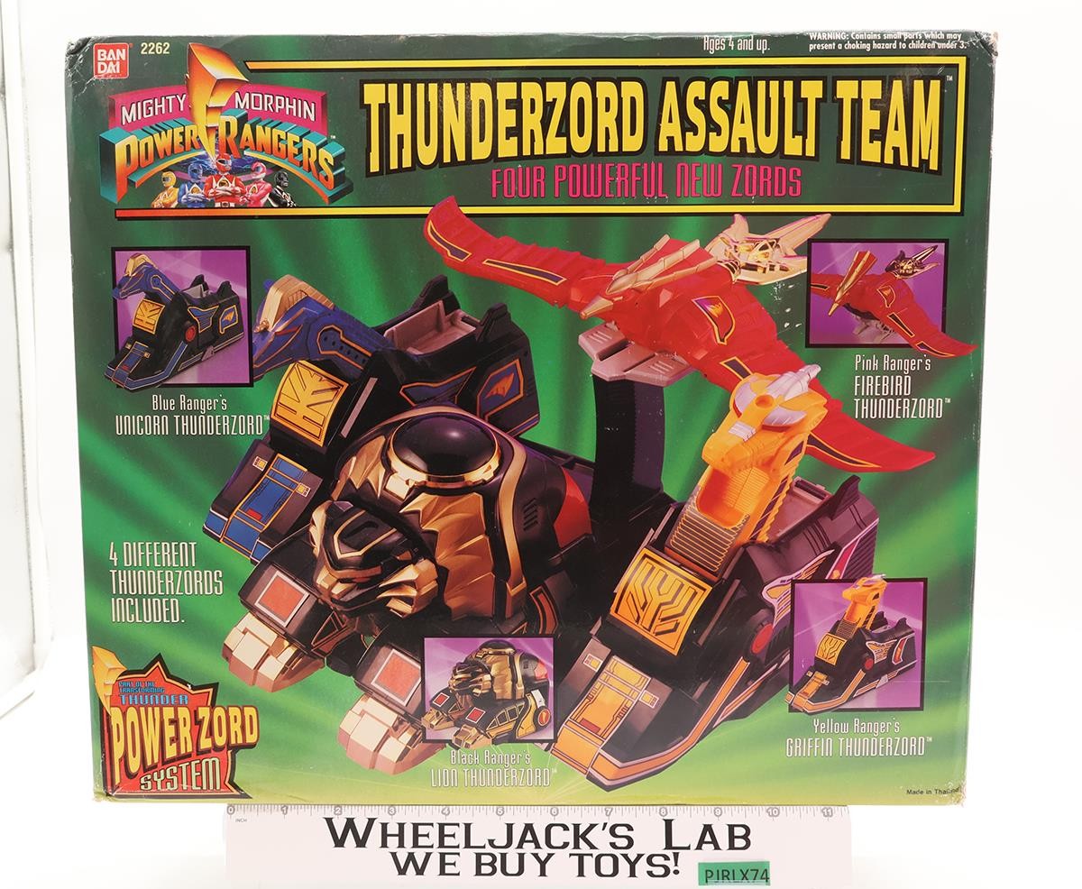 Thunderzord Assault Team Mighty Morphin Power Rangers 1994 B