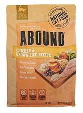 Grain Free Natural Adult Cat & Kitten Dry Food, Chicken & Brown Rice, 3.5 lbs 12.49 per pound